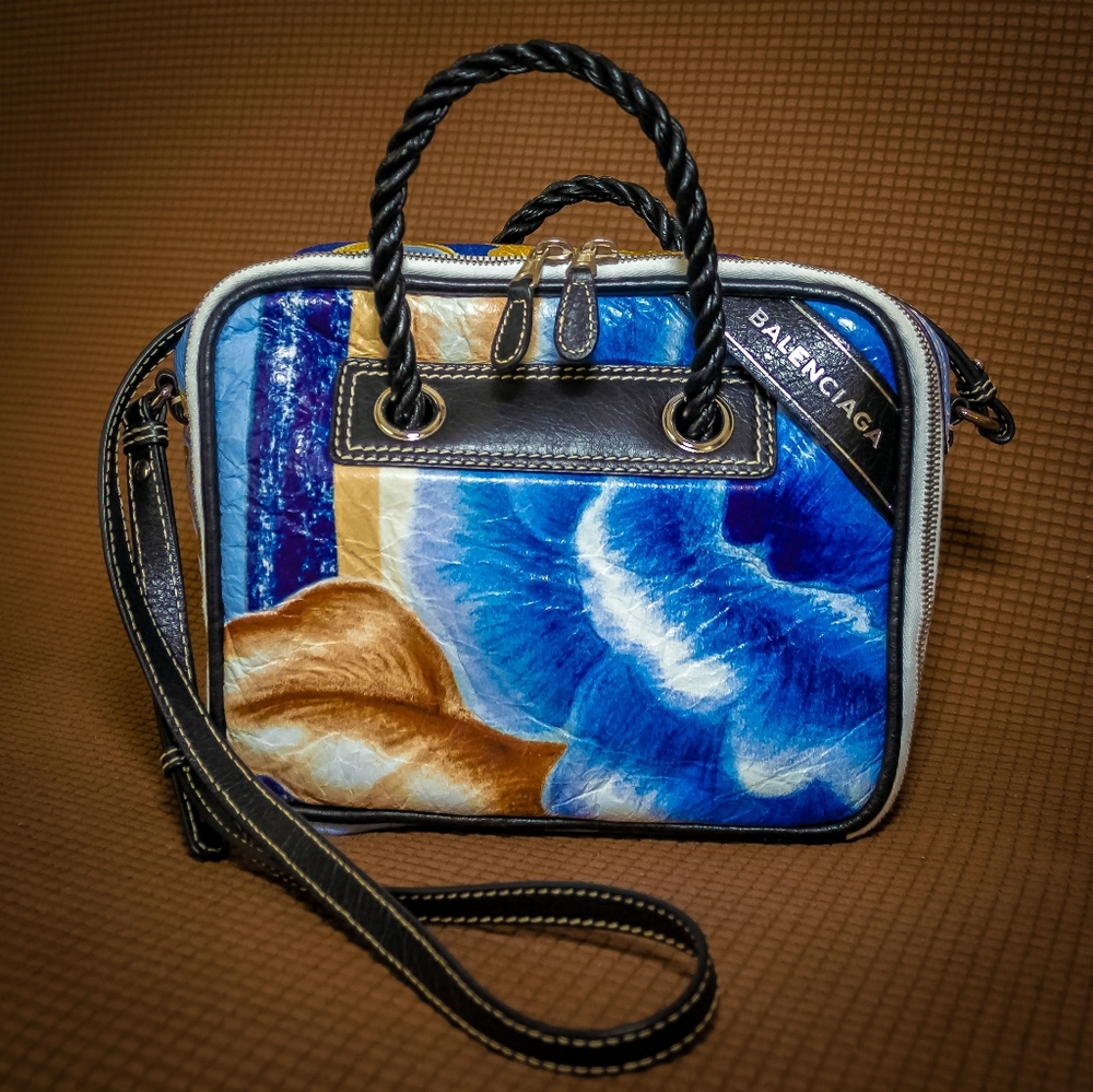 Balenciaga Blanket Square Bag Small